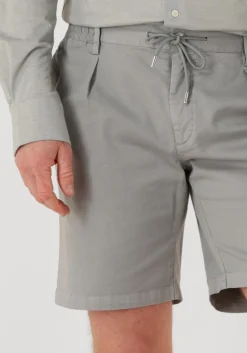 PROFUOMO lichtgrijze korte broek short sportcord gd lichtgrijs Best