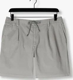 PROFUOMO lichtgrijze korte broek short sportcord gd lichtgrijs Best