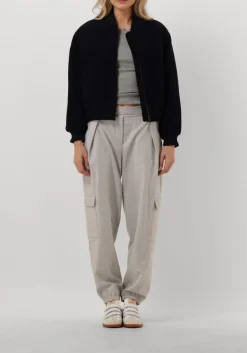 ROSEMUNDE lichtgrijze top babette silk t-shirt lace lichtgrijs Sale