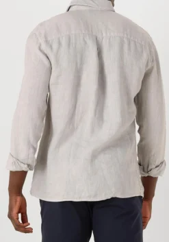 THE GOODPEOPLE lichtgrijze casual overhemd soho lichtgrijs Online