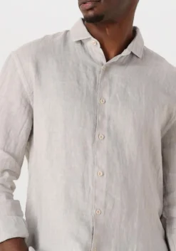 THE GOODPEOPLE lichtgrijze casual overhemd soho lichtgrijs Online