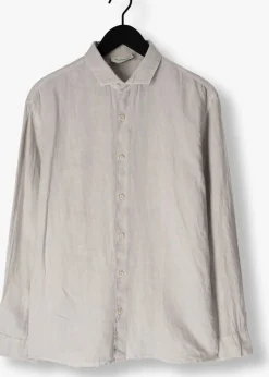 THE GOODPEOPLE lichtgrijze casual overhemd soho lichtgrijs Online