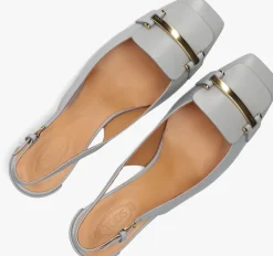 TOD'S lichtgrijze pumps barretta attacchi lichtgrijs New