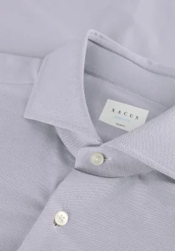 XACUS lichtgrijze casual overhemd active 91617 520ml lichtgrijs Hot