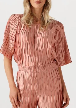 DANTE6 blouses lelia plisse top lichtroze Sale