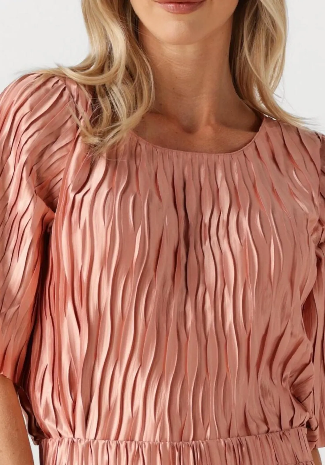 DANTE6 blouses lelia plisse top lichtroze Sale