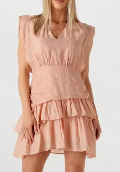 SUNCOO mini jurk cyana lichtroze Hot