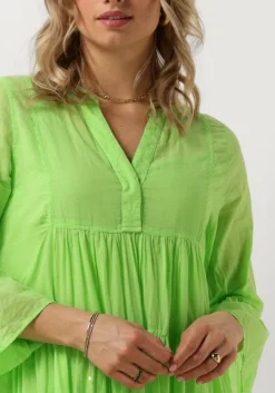 DEVOTION maxi jurk manousia lime Discount