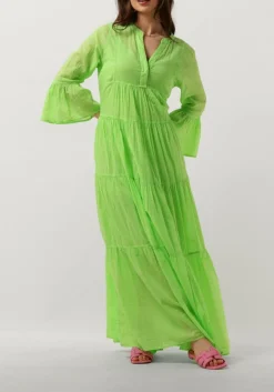 DEVOTION maxi jurk manousia lime Discount