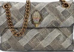 KURT GEIGER LONDON schoudertas mini kensington soft bag metallic Online