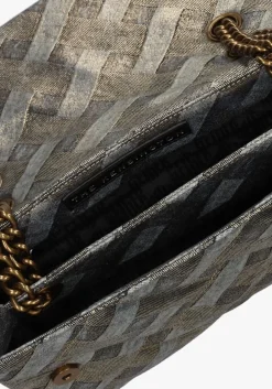 KURT GEIGER LONDON schoudertas large kensington soft metallic New