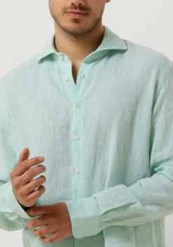 PROFUOMO casual overhemd shirt x-cutaway sc linnen mint Best