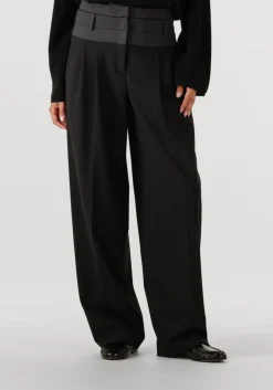 CAMBIO wijde broek evelin color block multi Best