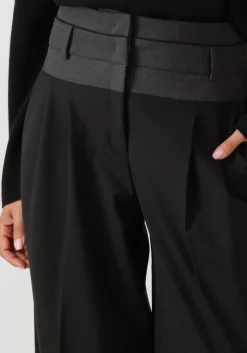 CAMBIO wijde broek evelin color block multi Best