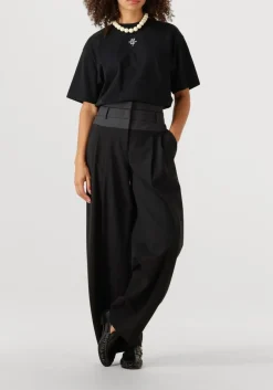 CAMBIO wijde broek evelin color block multi Best