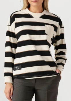 HAUTE L'AMITIÉ haute l'amitié top veronica stripe tee sweat multi Clearance