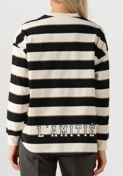 HAUTE L'AMITIÉ haute l'amitié top veronica stripe tee sweat multi Clearance
