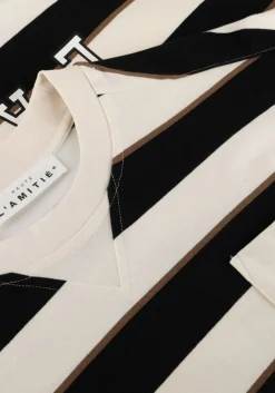 HAUTE L'AMITIÉ haute l'amitié top veronica stripe tee sweat multi Clearance