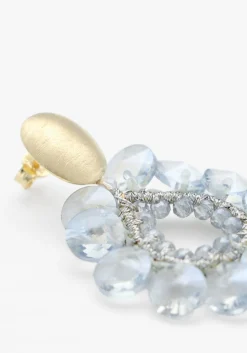 LOTT. GIOIELLI oorbellen flower drop element multi Hot