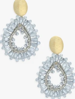 LOTT. GIOIELLI oorbellen drop crystal small multi Online