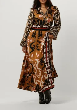 SUMMUM maxi jurk dress print long mix multi Outlet