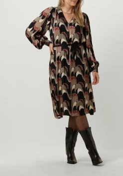 SUMMUM midi jurk dress abstract peacock multi Online
