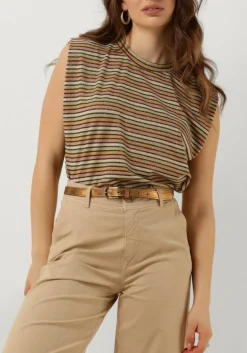 SUMMUM top top sleeveless color lurex jersey multi Discount