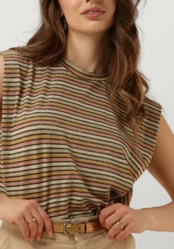 SUMMUM top top sleeveless color lurex jersey multi Discount