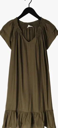 CO'COUTURE mini jurk sunrise cropped dress olijf Clearance