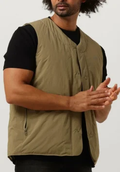 FORÉT forét bodywarmer myst liner vest olijf Discount