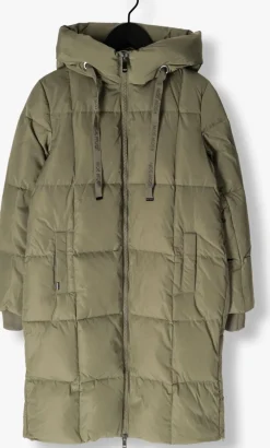 MOS MOSH gewatteerde jas nova square down coat olijf Online