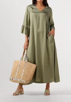 NEMA maxi jurk n141 olijf Discount