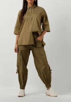SEMICOUTURE blouses s4sk02 shirt olijf Discount