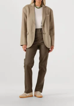 STUDIO AR pantalon ailis stretch plonge olijf Hot