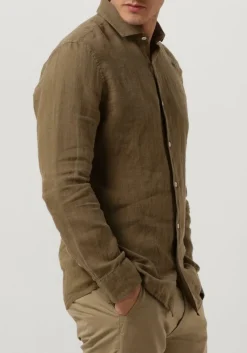 THE GOODPEOPLE casual overhemd soho olijf New