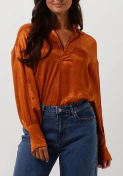 AMAYA AMSTERDAM blouses evi blouse oranje New