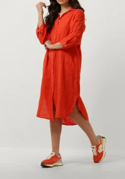 BELLAMY midi jurk domi 1 oranje Outlet
