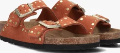 BIRKENSTOCK teenslippers arizona rivet border oranje Online