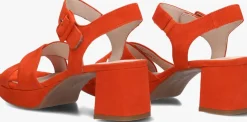 GABOR sandalen met hak 953 oranje Discount