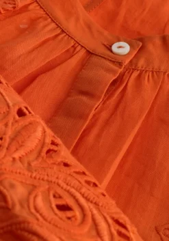 SCARLETT POPPIES mini jurk sunshine babe short oranje