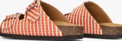 SCHOLL slippers noelle raffia oranje New