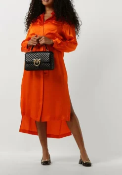 SEMICOUTURE midi jurk fillipa dress oranje Sale