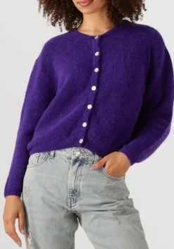 AMERICAN VINTAGE e vest vitow cardigan paars Discount