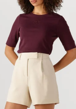 CO'COUTURE e top granny embroidery paars