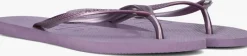 HAVAIANAS e teenslippers slim crystal sw ii paars Outlet