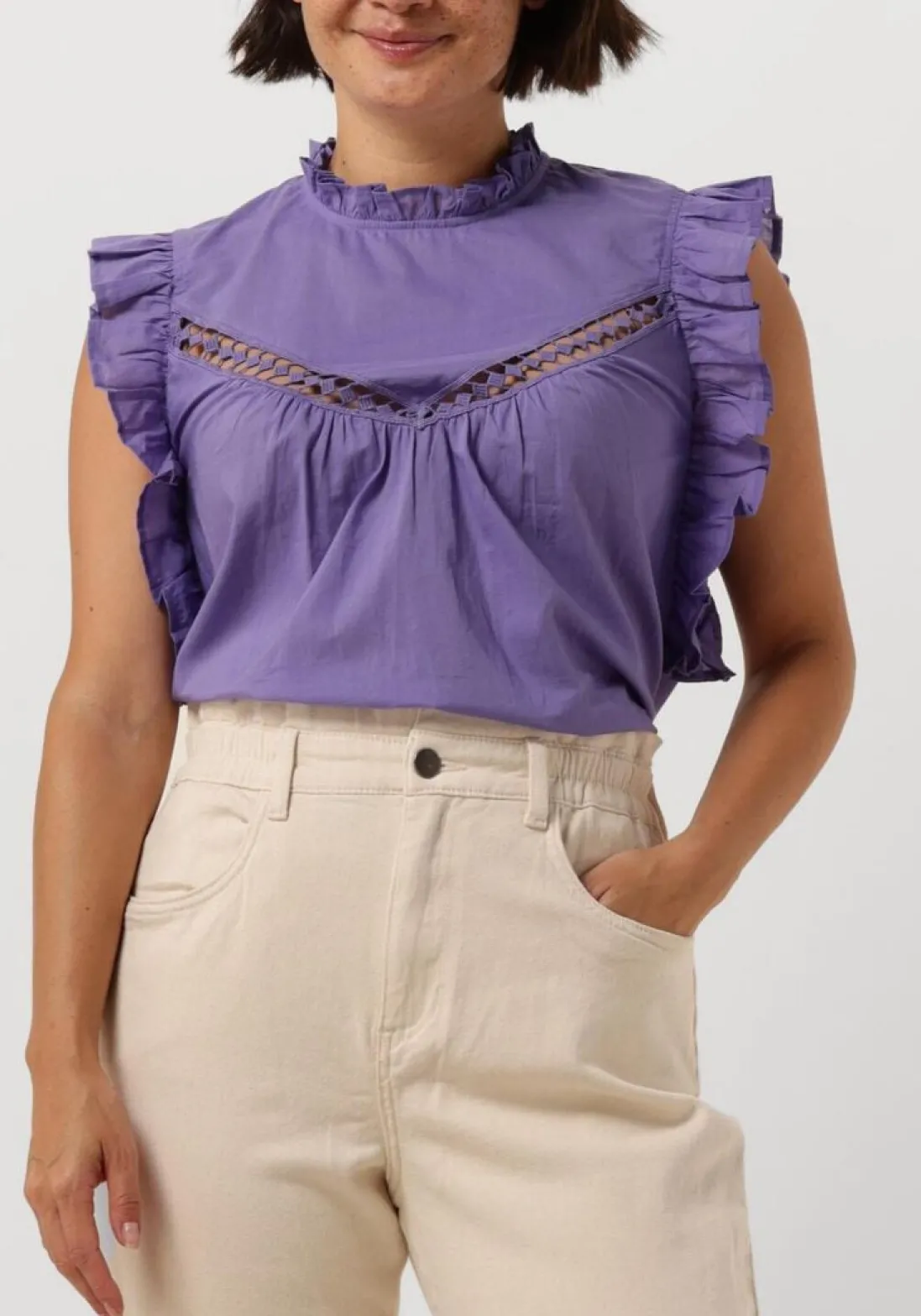 MINUS e top chai top paars Hot