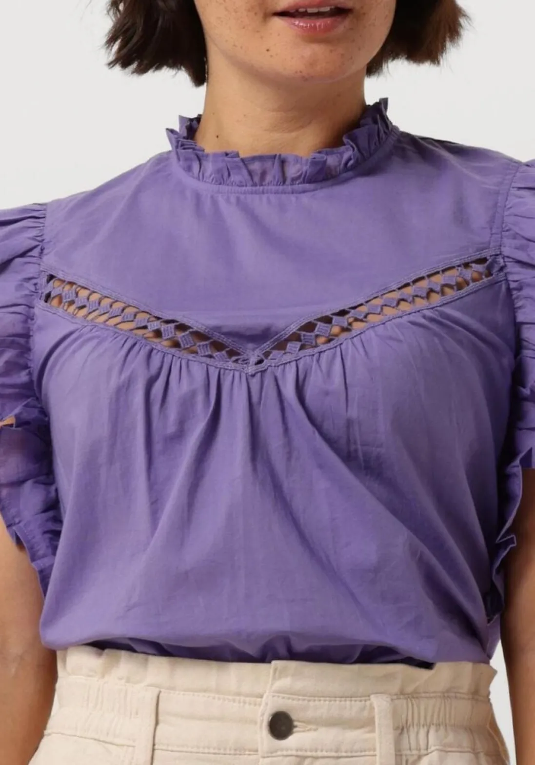 MINUS e top chai top paars Hot