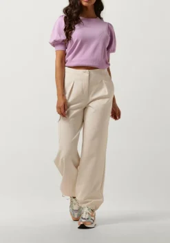 MINUS e top liva knit tee paars Outlet