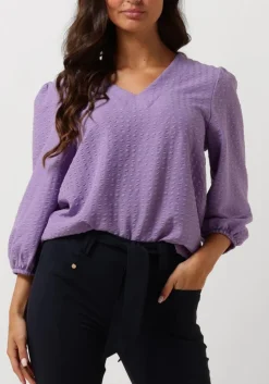 SPOOQ THE LABEL e blouses flores top paars Clearance