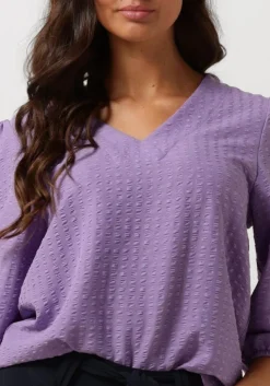 SPOOQ THE LABEL e blouses flores top paars Clearance